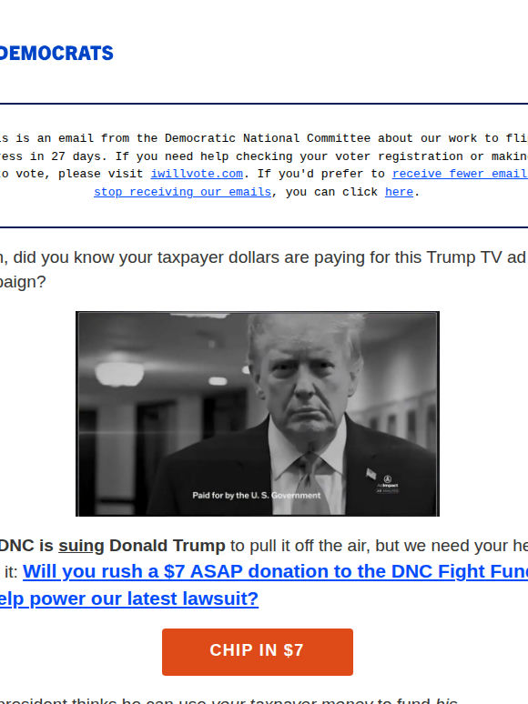 Your taxpayer dollars are paying for these ads