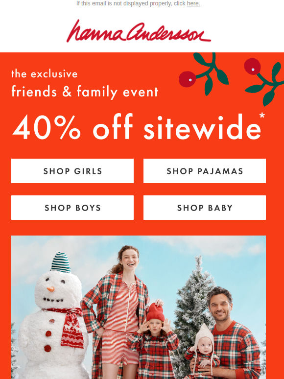 You’re Invited: 40% Off SITEWIDE