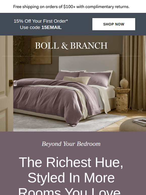 Take Plum beyond your bedroom