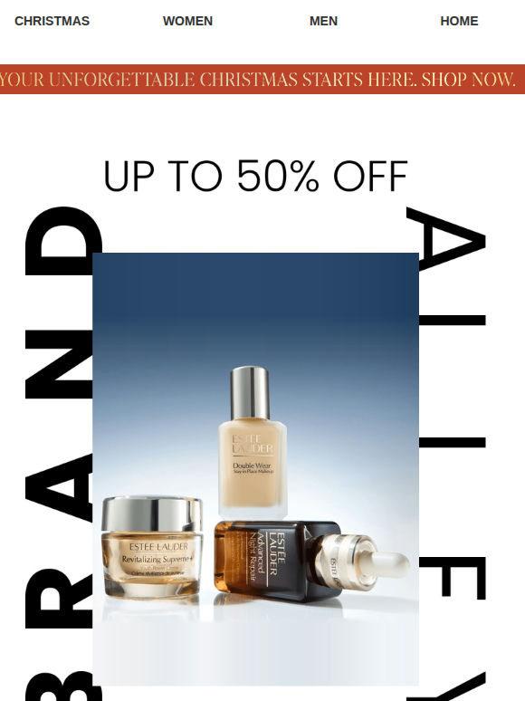Up to 50% off: Estée Lauder, Clinique, MAC, Stanley 1913 & more