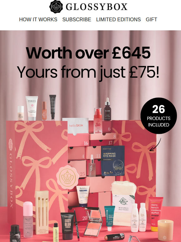SAVE £15 on our Beauty Advent Calendar! 🎄✨