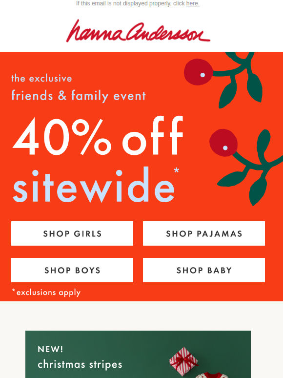 Can’t Miss: 40% Off Your Hanna Faves 🦌