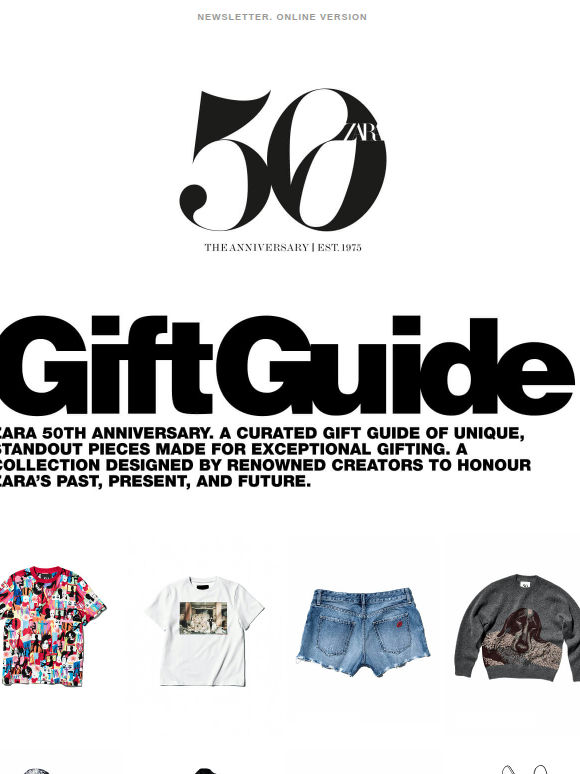 Zara 50th Anniversary | Gift Guide