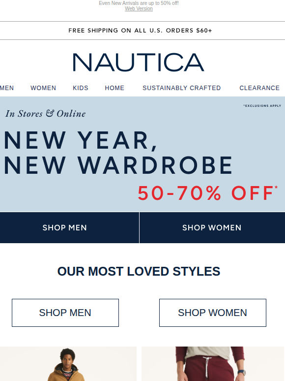 All. On. Sale: 50-70% off SITEWIDE