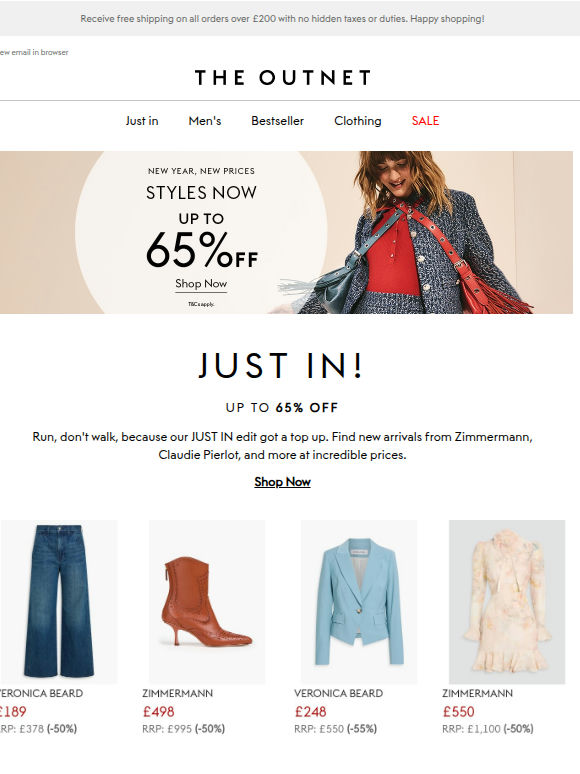 JUST IN, just for you