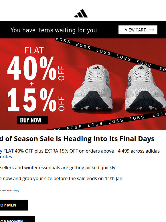 🚨 End of Season Sale ends soon