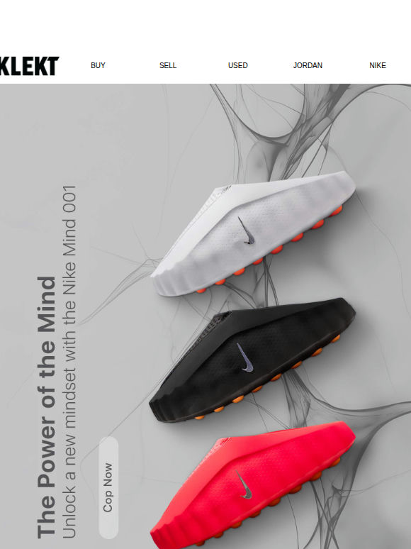 Your 2nd Chance! The New Nike Mind Series. Available Now. 🔥