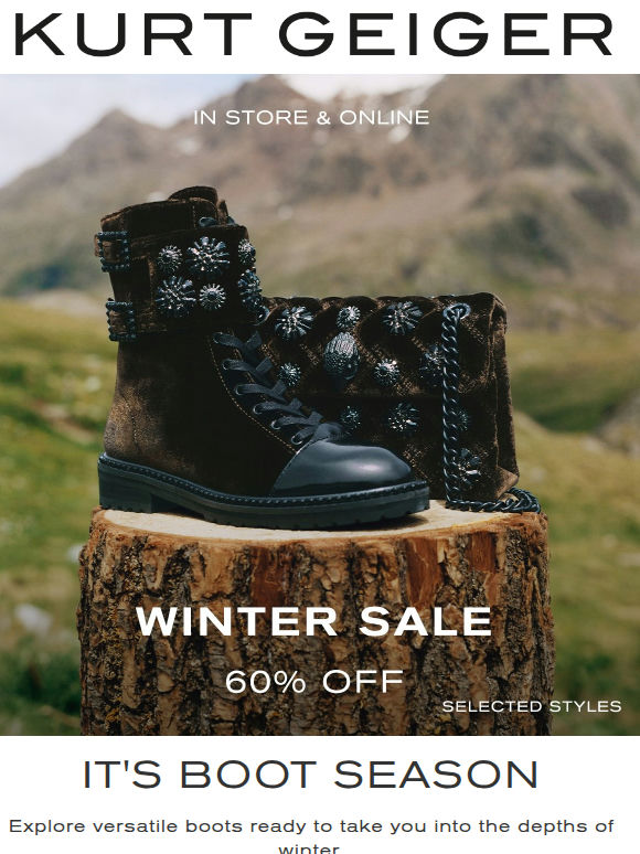 The Winter Sale | It’s Boot Season