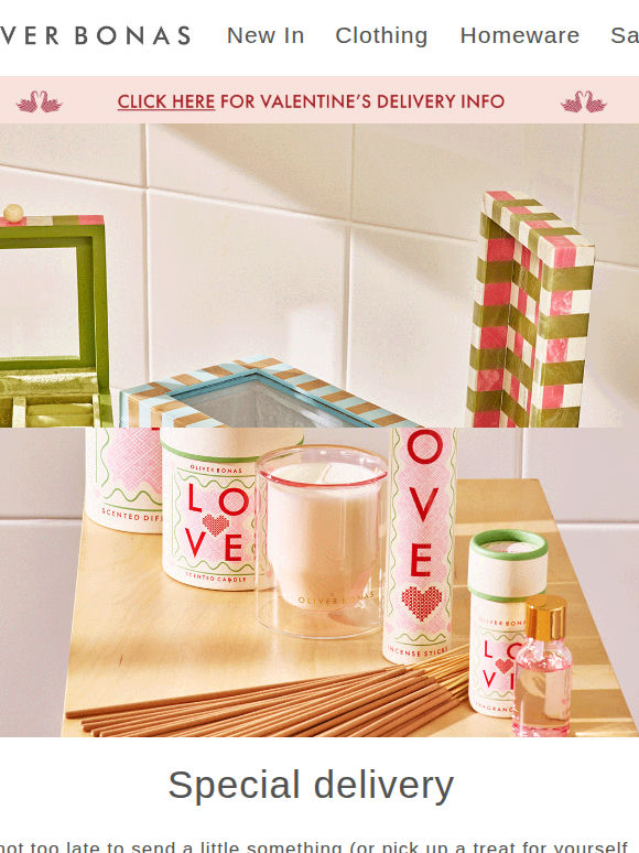 Special delivery | Valentine’s Day gifts