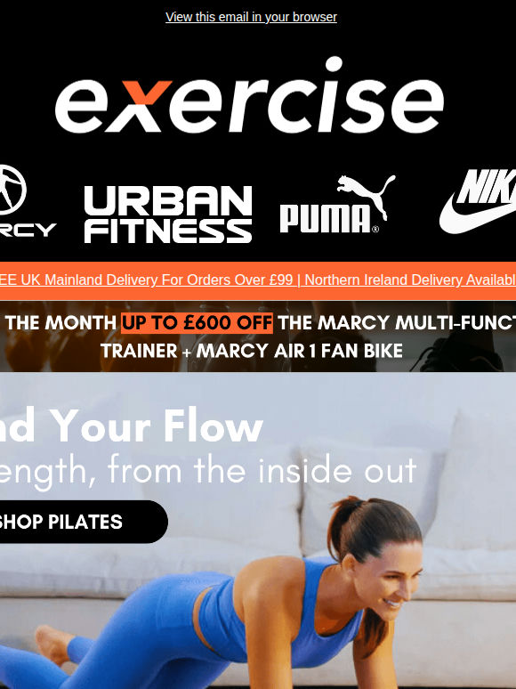 Save £30 PLUS Free delivery and find your flow with Pilates!
