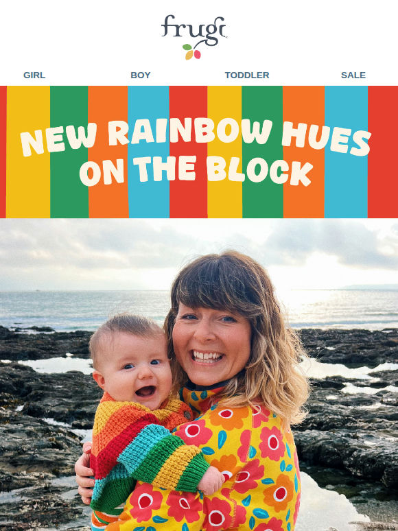 Meet the new rainbows on the block 🌈