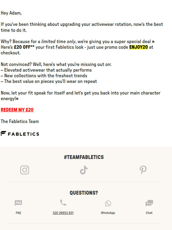 Thank you for your next order ✨