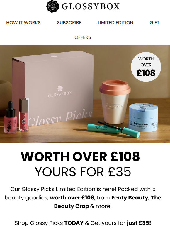 Glossy Picks (Worth over £108)