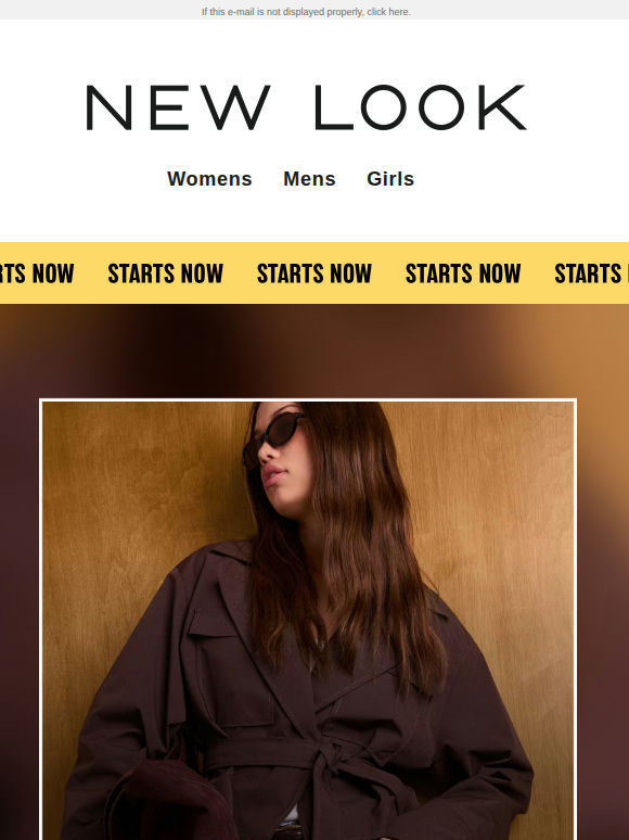 Starts NOW: 25% off (almost) everything