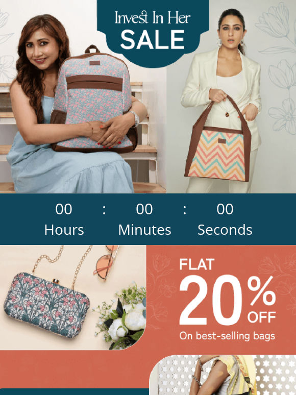 Special Women's Day Treat: Bags at Unbeatable Prices!