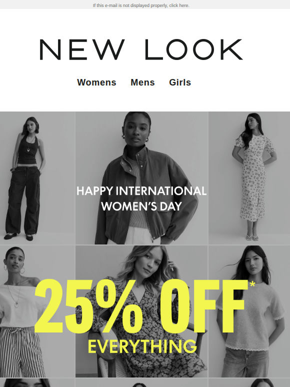 Today only: 25% off everything