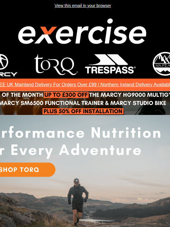 Torq: Performance Nutrition 🧡