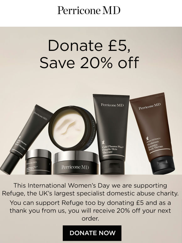 Shop 20% off this International Women's Day