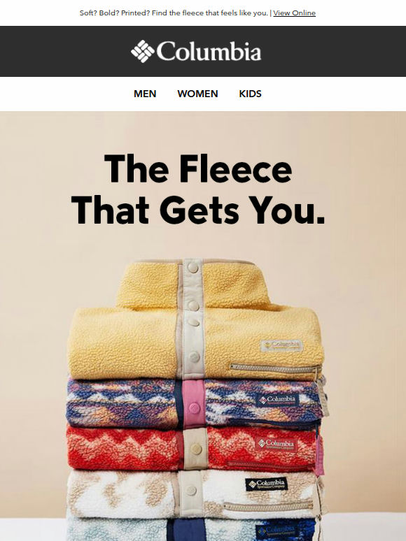 Spring fleeces to match your mood.