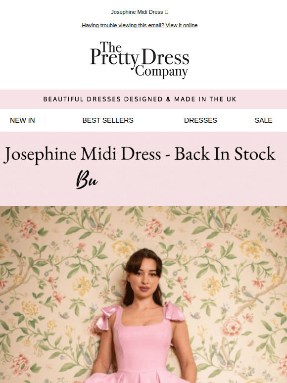 Trending Josephine, Back In Stock but not for long! 🤩