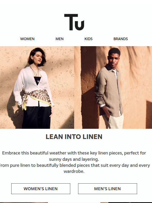 Linen styles not to miss