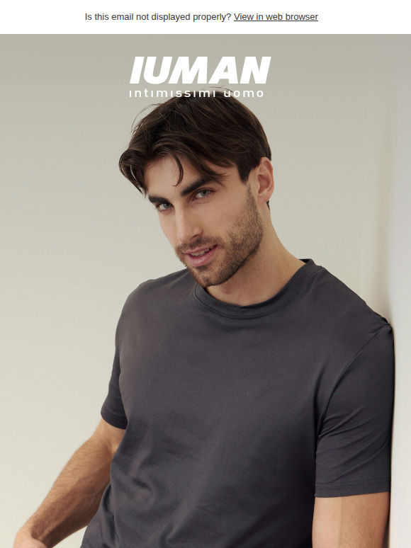 T-shirt filo Premium in Mercerized Cotton for him