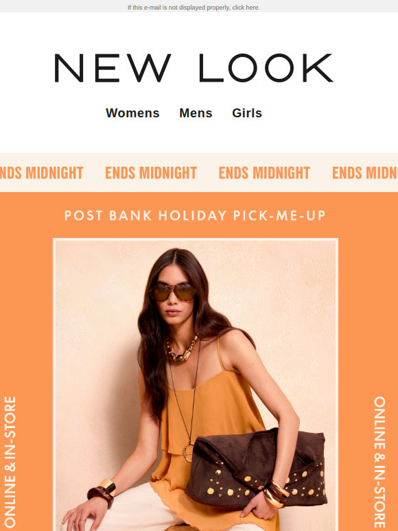 20% off everything ends MIDNIGHT