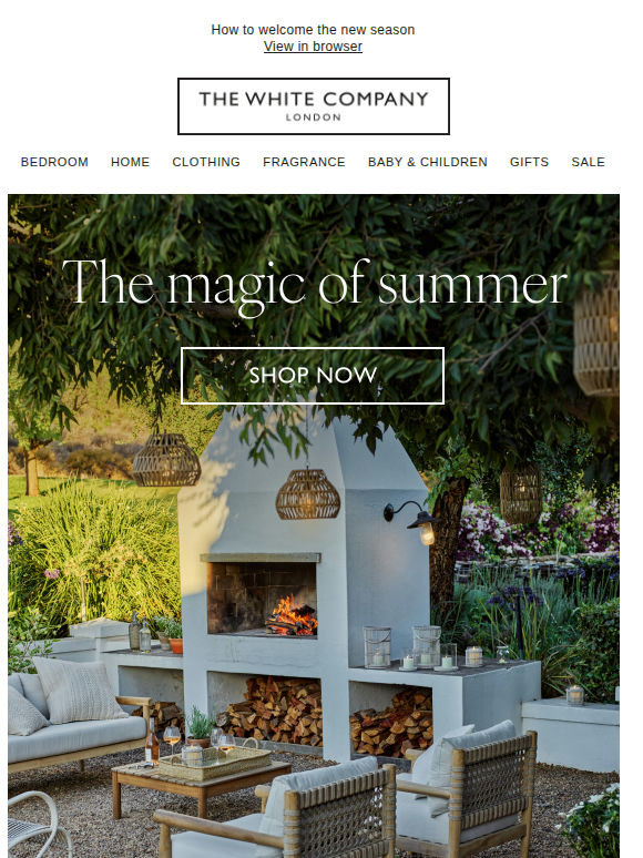 New in: the joys of summer