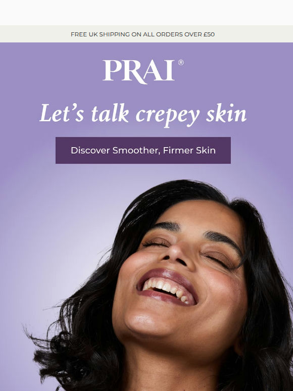 Crepey skin? You don't have to put up with it 💜