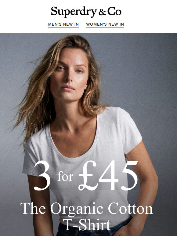 Your Everyday Tees, 3 for £45