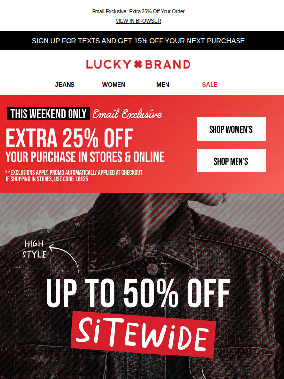 Up To 50% Off Is Going On Now! 🙌