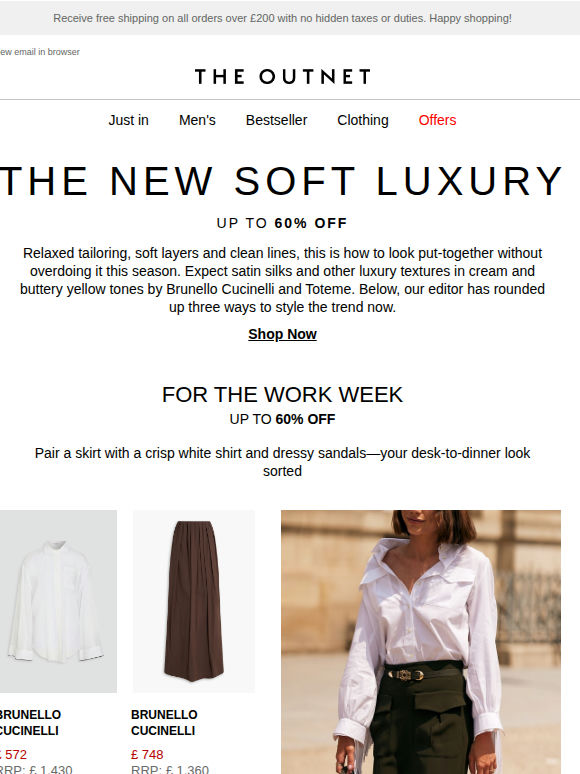 Trending now: Soft luxury