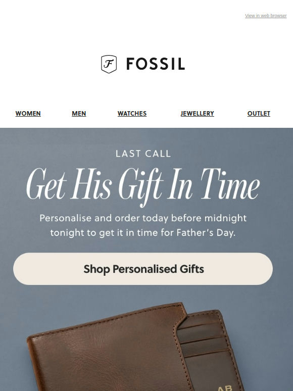 🗓️ Last Call To Customise Dad's Gift  🎁