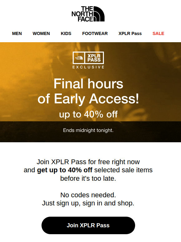 Final hours: unlock up to 40% off with Sale Early Access
