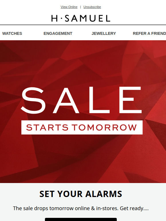 Tomorrow's to-do list: Shop the Sale