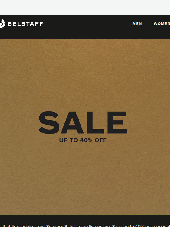 SALE STARTS NOW