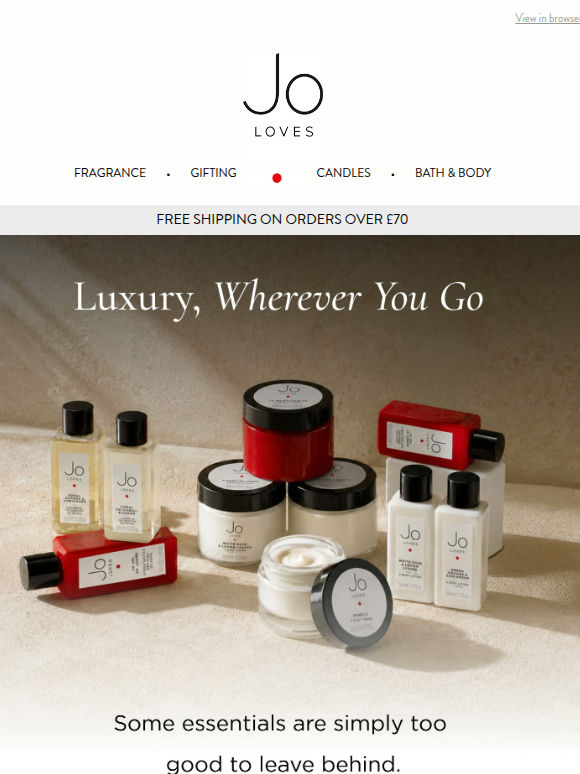 Little Luxuries, Made to Travel