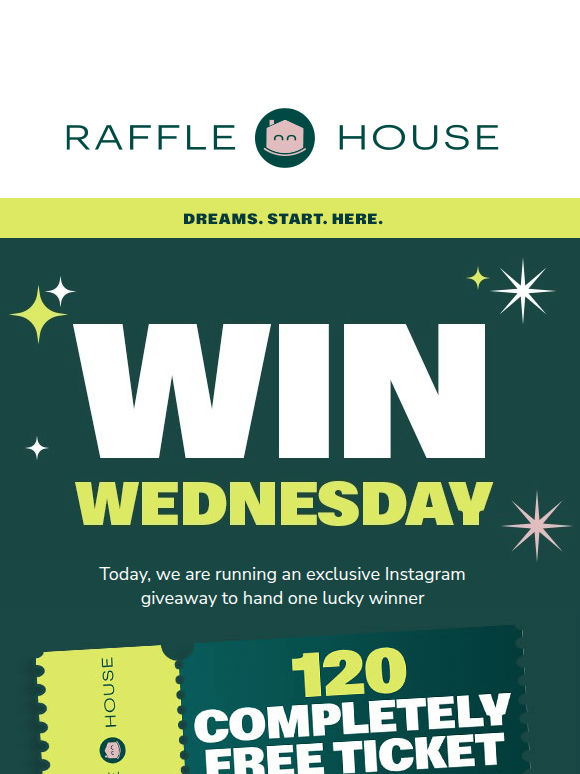 Win 120 Free Tickets to your dream home 🏡✨