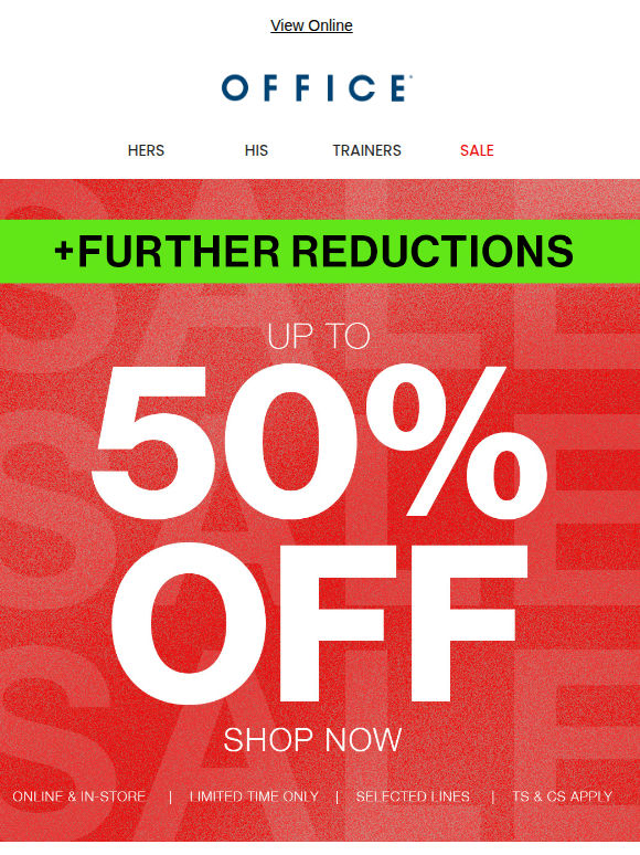 100's of NEW LINES added + FURTHER REDUCTIONS inside...
