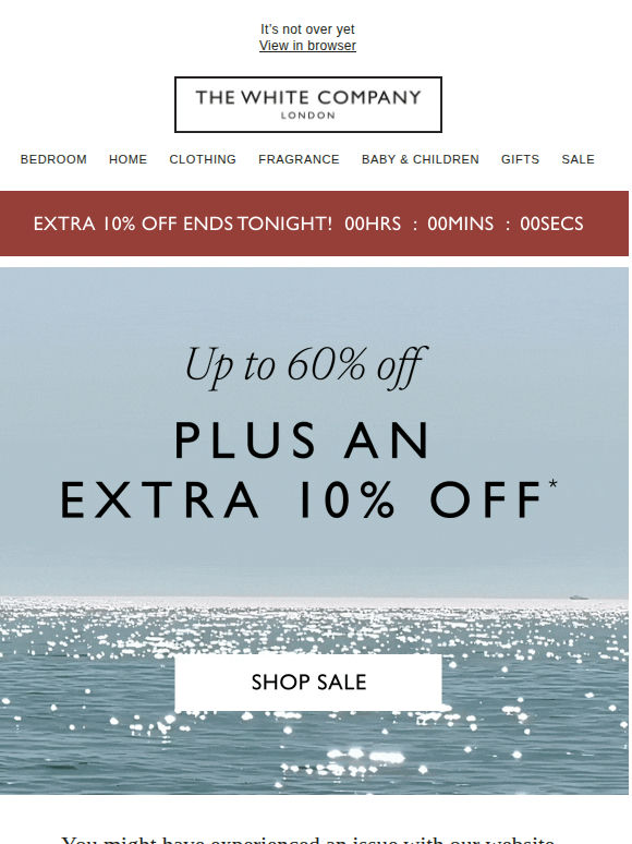 Extended: extra 10% off sale today only
