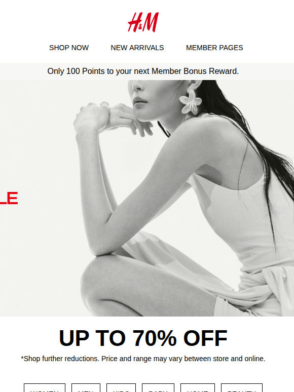 Now up to 70% off
