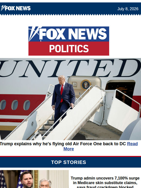 Trump explains why he's flying old Air Force One back to DC