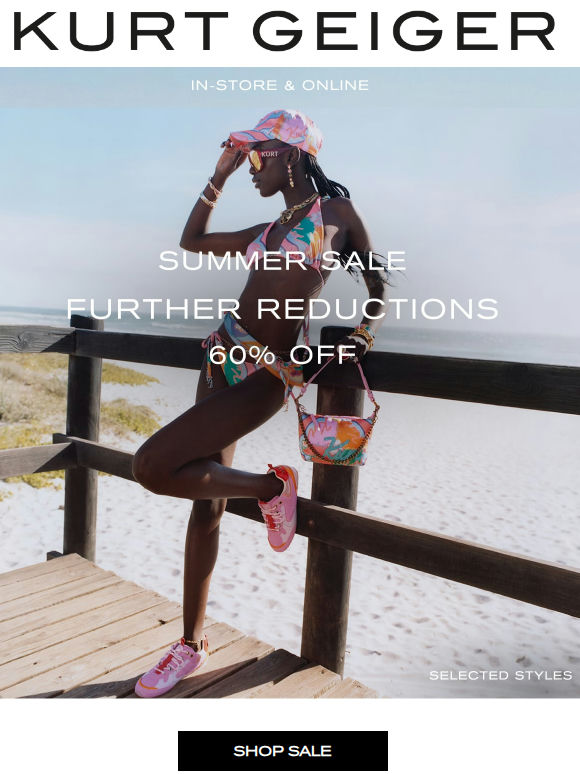 Further Reductions | Summer Sale