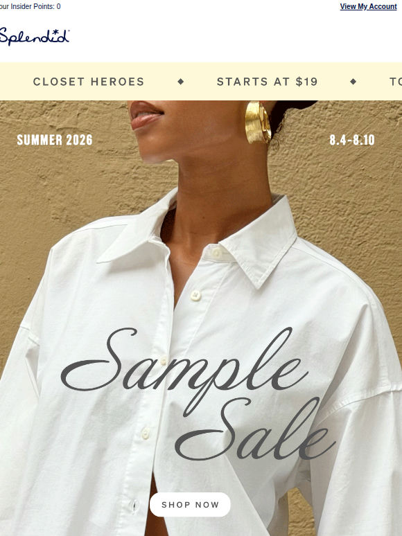 Everyday Tops + Bottoms at $19+