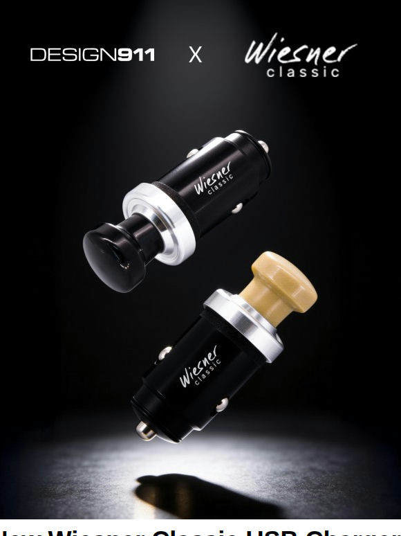 New Wiesner Classic USB Charger for Porsche 356!