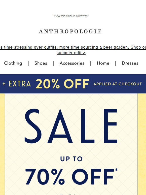 FOUND: your sale one-and-onlies