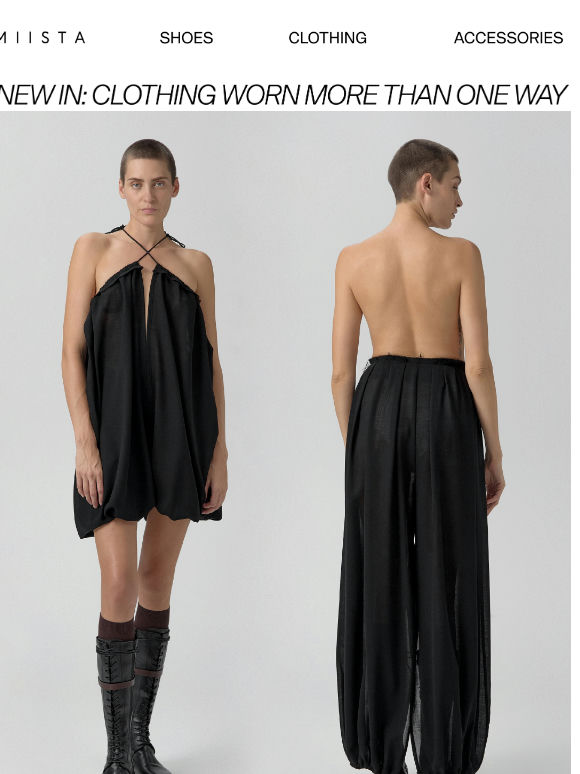 Putting your trousers on your shoulders