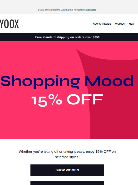 Weekend plans? Your 15% OFF is waiting...