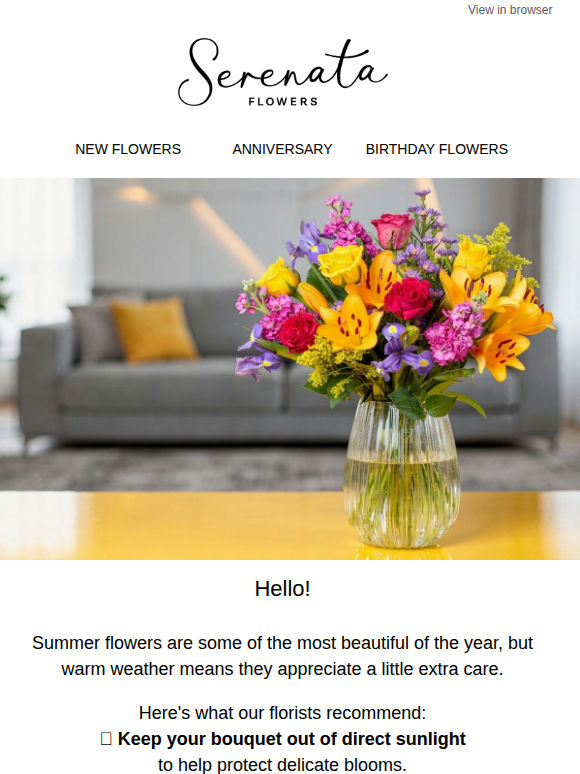 ☀️ Three simple ways to help flowers last longer