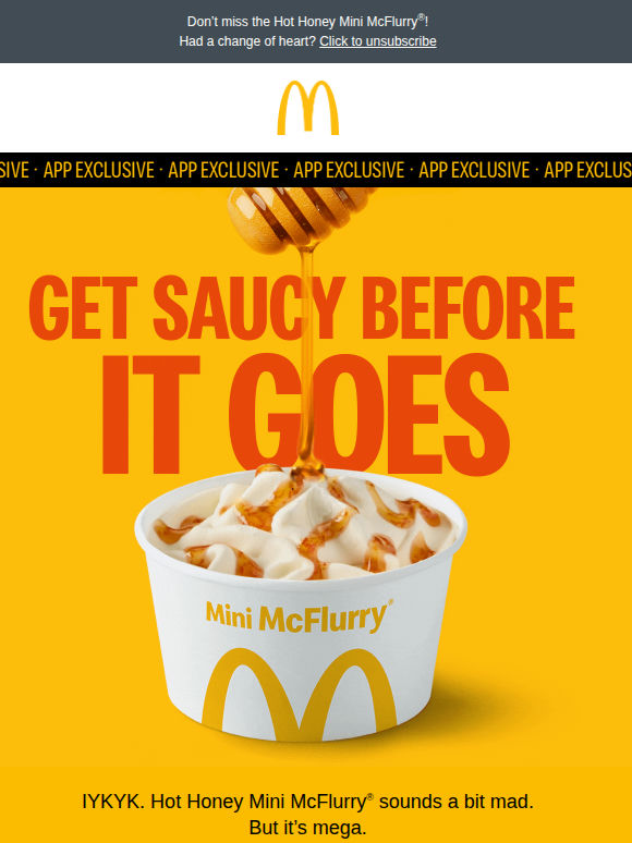 Hot. Cold. Insaaaanely good. 🍦🌶️🍯
